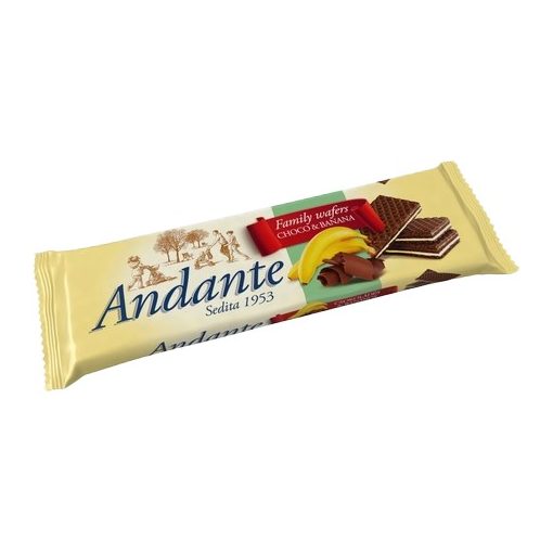 Andante töltött ostya csoki banán 130g