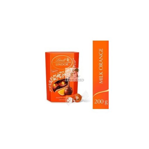 Lindt Lindor csokoládé praliné orange 200g 