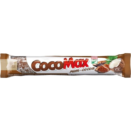 CocoMax kókuszrúd rum-kakaó 65g 