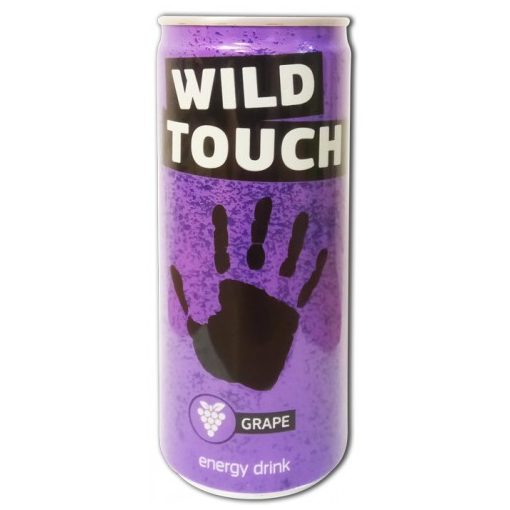 Wild touch energiaital szőlő 250ml 