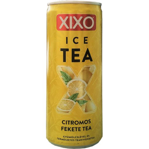 Xixo Ice Tea fekete tea citrom ízű 250ml