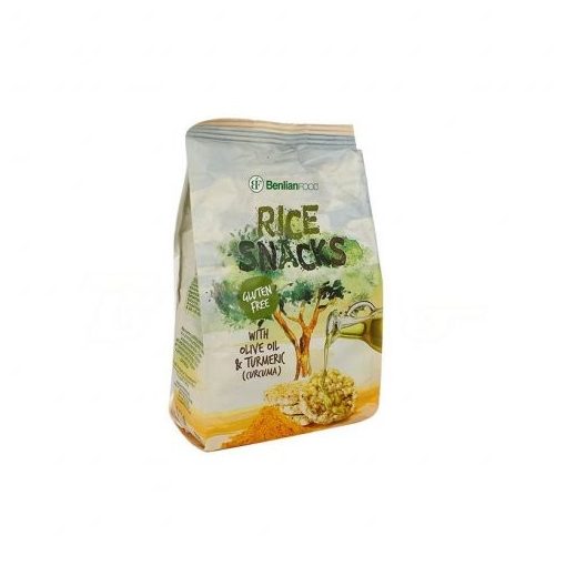 Benlian mini puffasztott rizs kurkuma olivaolaj 50g