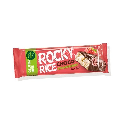 Rocky Rice gluténmentes puffasztott rizs szelet epres 18g 