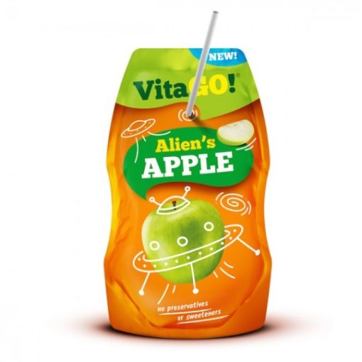 Vitago szívószálas üdítőital alma 200ml