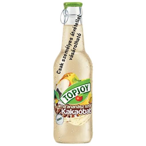 Topjoy üveges alma, ananász, szőlő, kakaóbab ital 250ml