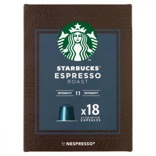Starbucks Espresso Roast pörkölt kávé kapszula 18db 101g
