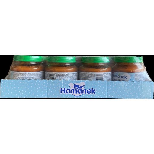 Hamánek gyűjtő csomagolás sárgarépa burgonyával bébiétel 4 hónapos kortól 8x125g 