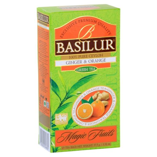 Basilur Magic Fruit Ginger & Orange zöld tea 25filter 37,5g 