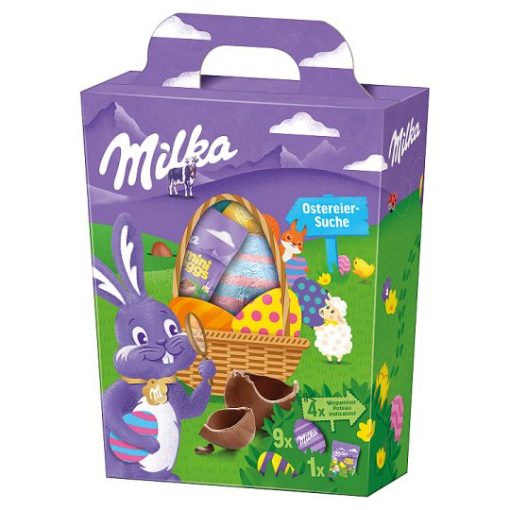 Milka húsvéti csomag tojáskereső kosár 9x14,5g 162g 
