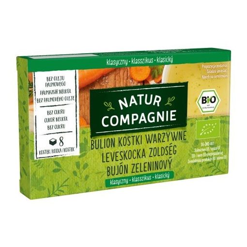 Natur Compagnie Bio zöldségleves kocka 84g