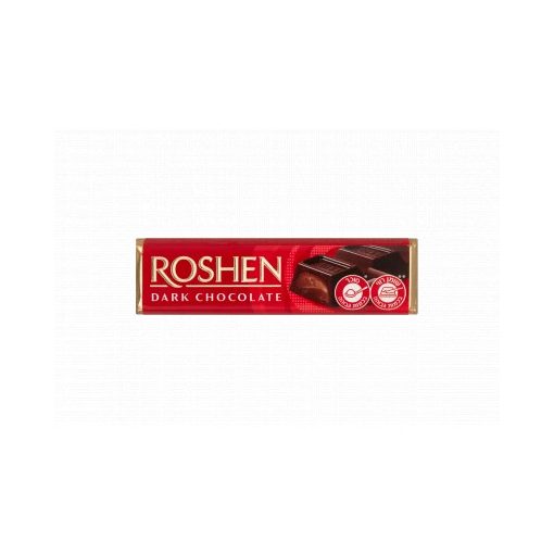 Roshen étcsokoládé szelet brandy ízű töltelékkel 33g