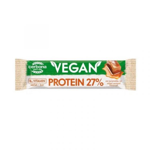 Cerbona Vegán protein szelet sós-karamellás 40g 