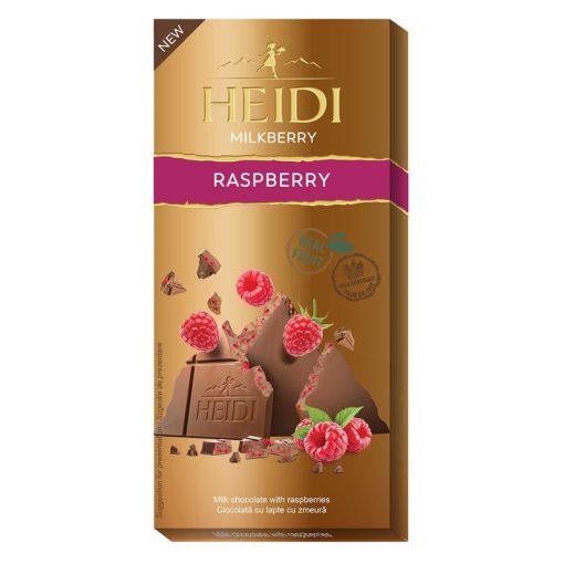 Heidi Milkberry Raspberry tejcsokoládé 80g 