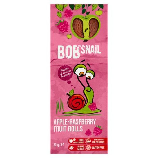 Bob Snail alma-málna gyümölcstekercs 30g