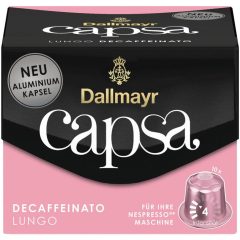   Dallmayr Capsa Lungo Decaffeinato koffeinmentes kávékapszula 10db 56g 