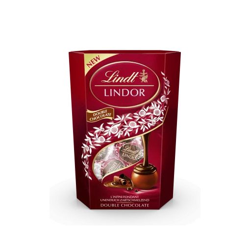 Lindt Lindor dupla csokoládés praliné 200g 