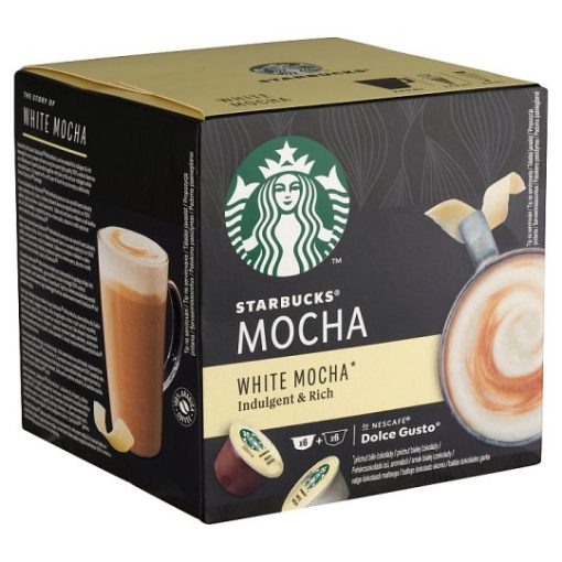 Starbucks by Nescafé Dolce Gusto White Mocha őrölt pörkölt kávé kapszula 12db 123g
