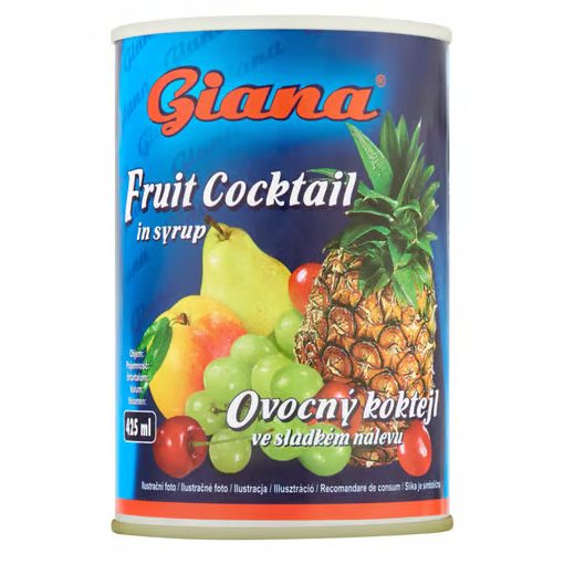 Giana gyümölcskoktél cukrozott lében 425ml
