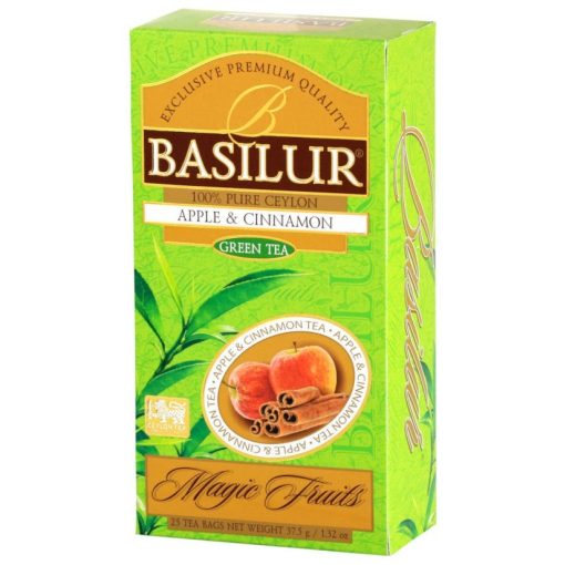Basilur Magic Fruit Apple & Cinnemon zöld tea 25filter 37,5g 