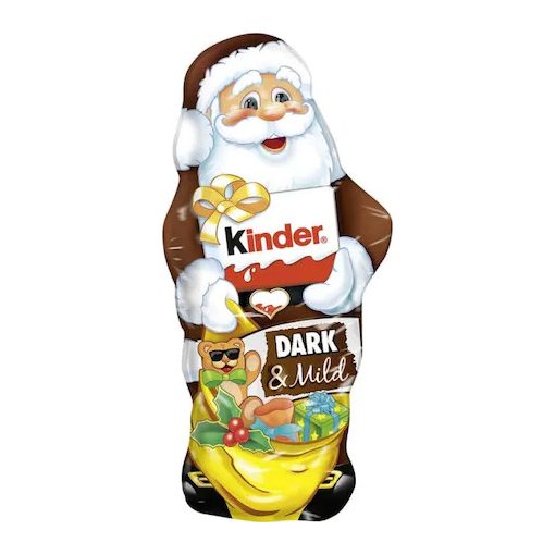 Kinder Dark & Mild belső tejes réteggel bevont csokoládé figura 110g