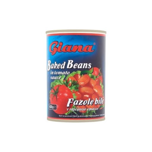Giana fehérbab paradicsom szószban 425 ml