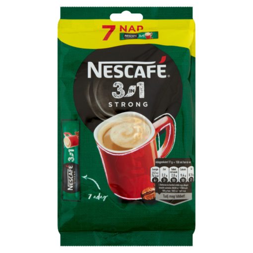 Nescafé 3in1 Stong azonnal oldódó kávéspecialitás 7x16,5g 115,5g