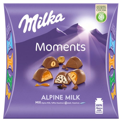 Milka Moments Alpine Milk mix 169g