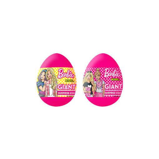 Golden Giant Surprise Egg - Barbie műanyag tojás játékkal és cukorkával 14g