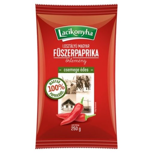 Lacikonyha I. osztályú csemege édes magyar fűszerpaprika 250g