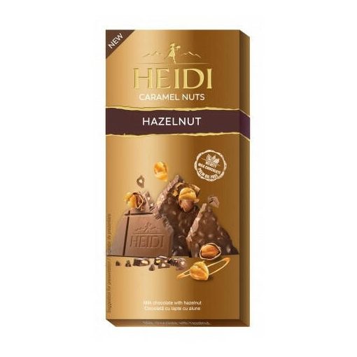 Heidi Caramel Nuts Haselnut tejcsokoládé 80g 