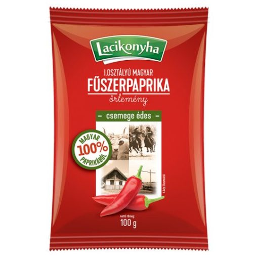 Lacikonyha I. osztályú csemege édes magyar fűszerpaprika 100g