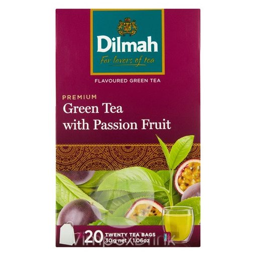 Dilmah Green Tea with Passion fruit zöld tea 20db 30g