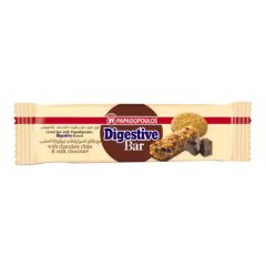 Papadopoulos Digestive csokoládés müzliszelet 28g 