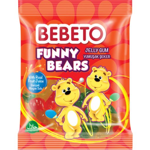 Bebeto Funny Bears gumicukor 80g