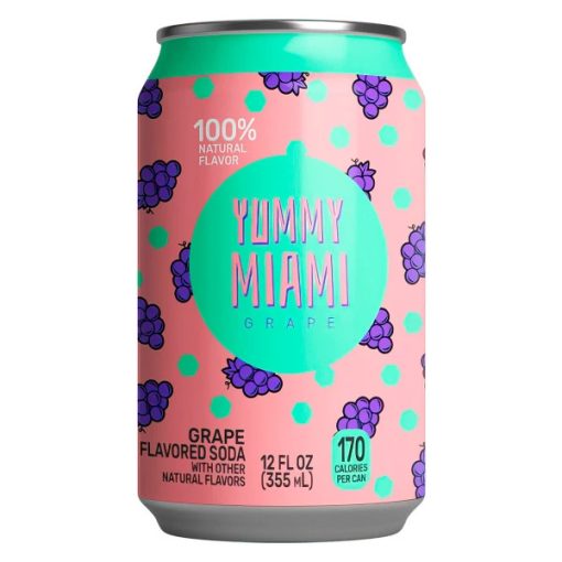 Yummi Miami soda Grape 355ml 