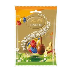 Lindt Lindor mini csokoládé tojás válogatás 90g 