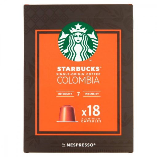 Starbucks Colombia őrölt, pörkölt kávé kapszula 18db 101g