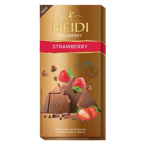 Heidi Milkberry Strawberry tejcsokoládé 80g 