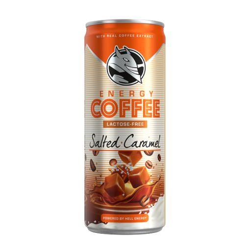 Hell Coffee Salted Caramel laktózmentes kávés tejital 250ml