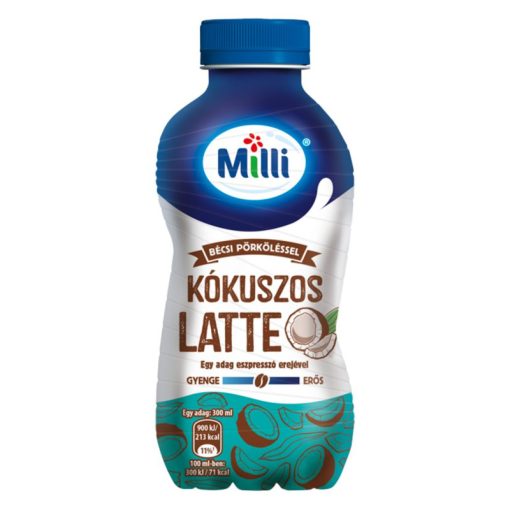 Milli UHT félzsíros kókuszos latte 300ml