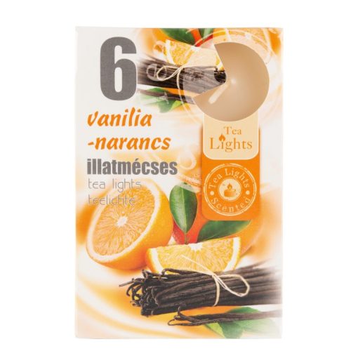  Illatmécses narancs vanília illatú 6 db