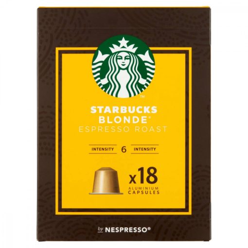 Starbucks Blonde őrölt pörkölt kávé kapszula 18 db 101g