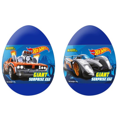 Golden Giant Surprise Egg - Hot Wheels műanyag tojás játékkal és cukorkával 14g