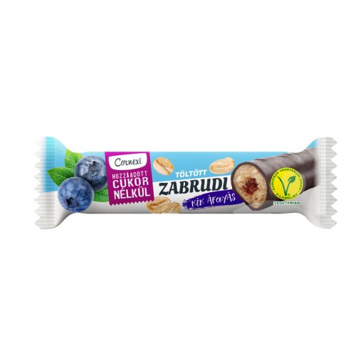 Cornexi Zabrudi édesítőszerrel, kakaós bevonattal, kék áfonyás 30g