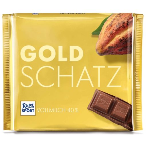 Ritter Sport Goldschatz tejcsokoládé 250g                     