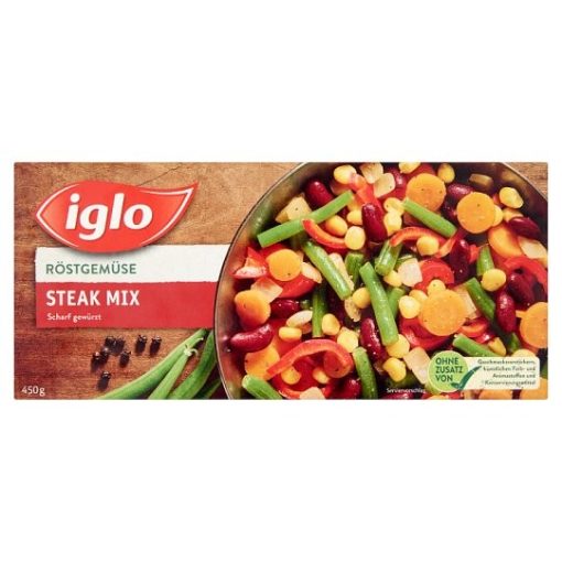 Iglo Steak Mix Gyorsfagyasztott zöldségkeverék 450 g