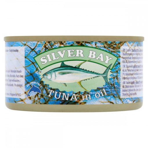 Silver Bay aprított tonhal növényi olajban 185g