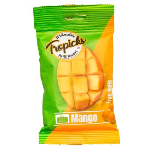 Tropicks aszalt bio mangó gyümölcsdarabok 100g 