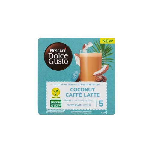 Nescafé Dolce Gusto Coconut Caffé Latte kókuszos vegán kávékapszula 12 db/12 csésze 116,4g