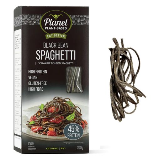 Planet Plant-Based bio fekete bab spagetti 200g